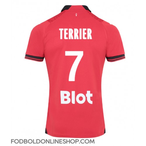 Stade Rennais Martin Terrier #7 Hjemmebanetrøje 2023-24 Kortærmet